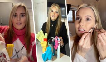 Слепая блогерша показала, как чистит зубы и делает макияж. На видео — хитрые лайфхаки от незрячих