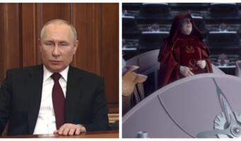 Речь Владимира Путина о признании Донбасса попала в мемы. В шутках президент — репетитор по истории