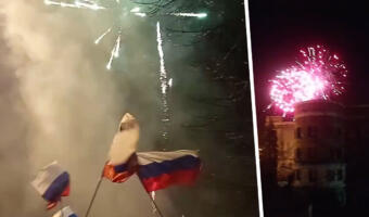 Как жители Донбасса реагировали на признание независимости ЛДНР. На видео радостно кричали перед ТВ
