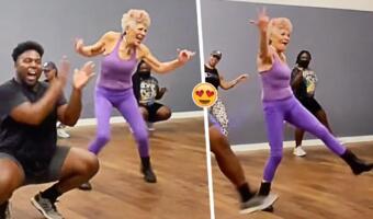 Пенсионерка покорила Сеть видео танцев под хип-хоп в фитнес-клубе. В 73 года двигается лучше молодых