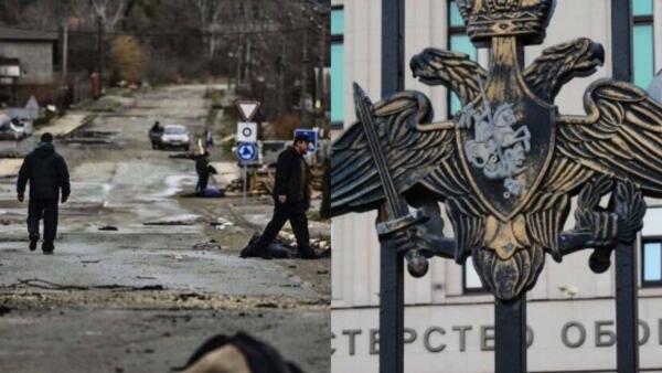 Минобороны РФ ответила на фото десятков трупов в Буче. В «доказательствах» якобы оживший погибший