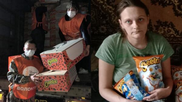 Унылые лица на снимках с Cheetos и Lay’s. Волонтёры из Тулы раздали семьям чипсы, сняв фотоотчёт
