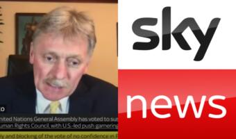 Подаёт сигналы жёлтым галстуком. В интервью Дмитрия Пескова Sky News видят поддержку Украины