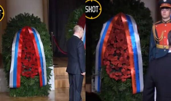 Видео с главой РФ с панихиды по Жириновскому разбирают в рунете. В теориях о фейке – венок и флаги
