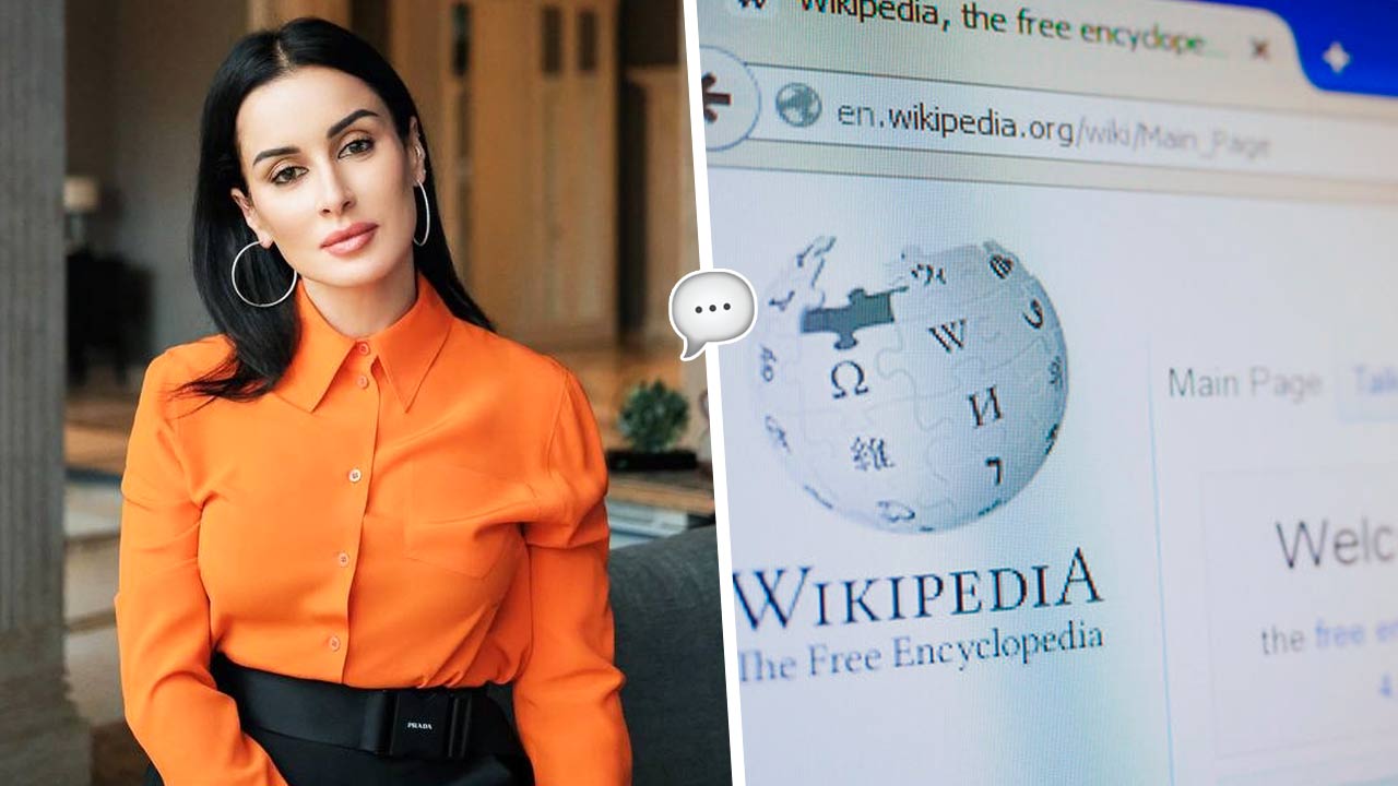Тину Канделаки затроллили за пост о «Википедии». Объяснили, что писать рефераты по сайту — моветон