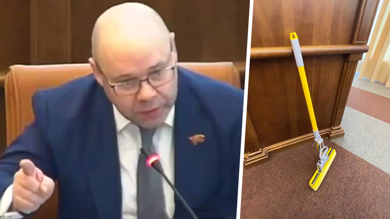 В Красноярске депутат пообещал подарить швабру обмудсмену, который назвал видео с пытками «вбросом»