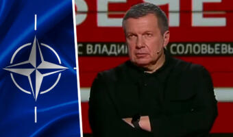 Владимир Соловьёв назвал отношения с НАТО войной. Пригрозил перемалывать европейцев в прямом эфире