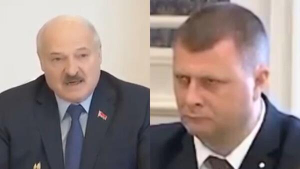 Хмурого мужчину на совещании с Александром Лукашенко троллят в Сети. «Разозлился» после похвалы ВСУ