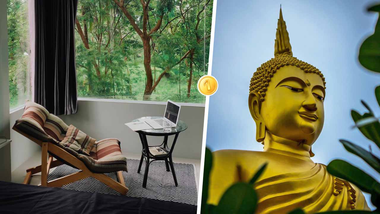Интерьер в духе «Сумерек» и панорамные окна. Блогерша показала квартиру в Таиланде за 18 000 ₽ в месяц