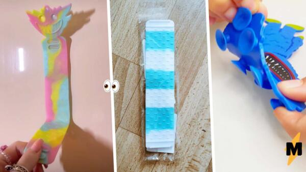 Что за антистресс-игрушка "Сквидопоп". Дети выбирают силиконовую полоску с присосками вместо поп-ита