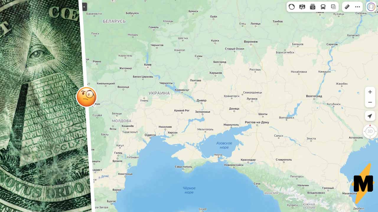 В рунете появились теории об удалении Яндекс.Картами границ государств