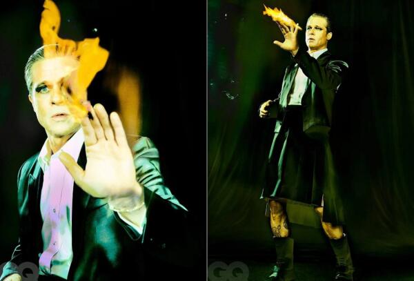 Брэд Питт с макияжем на обложке GQ будто восковая кукла. Зрители путают актёра с фигурой в музее