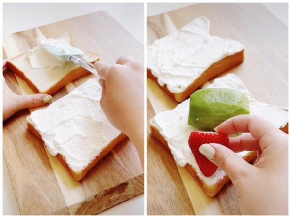 Как сделать японский фруктовый сэндвич из тиктока. Блогеры показывают простые рецепты эффектного десерта