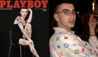 Фанаты «хоронят» Playboy из-за смелой обложки. Вместо привычных женщин – феминный мужчина в платье