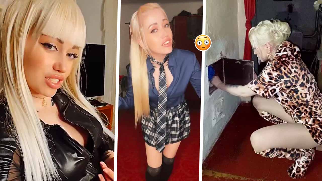 Порно видео блондинка в деревне