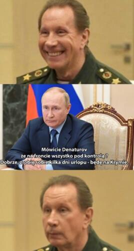 Как рунет открыл для себя мемы про генерала Денатурова. На пикчах военный общается с Путиным