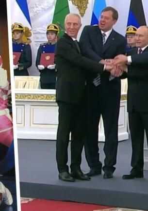 «Винкс, превращение».  Общее рукопожатие Владимира Путина и глав присоединённых субъектов стало мемом
