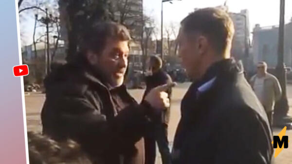 На видео 2014 года из Киева Владимир Сальдо получает в лоб от полковника армии Украины