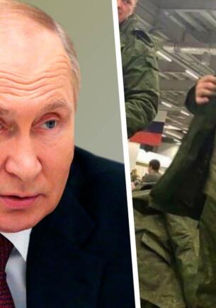 «Путина тоже мобилизовали?». В Сети нашли двойника президента РФ на фото с толпой военных