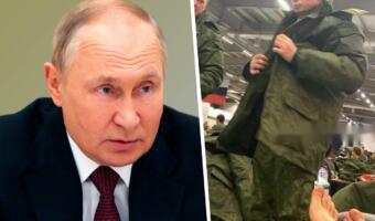 «Путина тоже мобилизовали?». В Сети нашли двойника президента РФ на фото с толпой военных