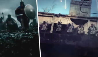 В клипе Вики Цыгановой «Вагнер» смешались кадры с военными ЧВК Вагнера, спартанцами и памятниками ВОВ