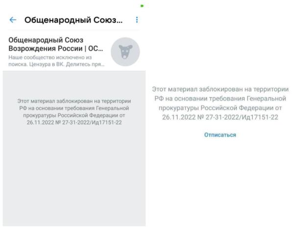 Генпрокуратура заблокировала в VK группу "Совета матерей и жён" мобилизованных накануне Дня матери