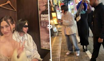 Джастин Бибер прогулялся в Японии в парике и очках. Хотел слиться с толпой, а закосплеил Анну Винтур