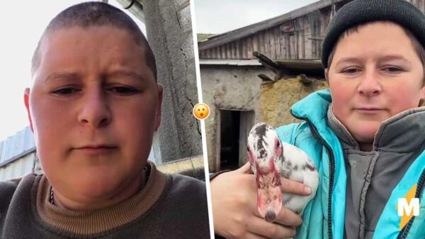 В Сети нашёлся двойник Хасбика из Молдовы. Высокий Магомедов постит видео со скотного двора