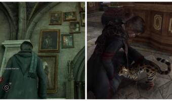 Живые портреты, полёты на метле и ласковые коты. Геймеры показали первые кадры из игры Hogwarts Legacy