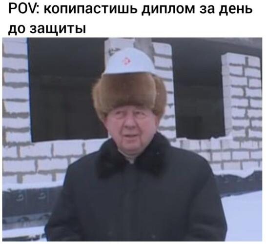 Ветеран в меховой шапке и каске стал звёздой рунета. Головной убор попал в мемы про стиль и безопасность