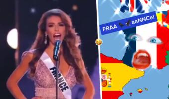 В Сети возродили видео с участницей «Мисс Вселенная 2018». Неистово крикнула «France» и стала мемом