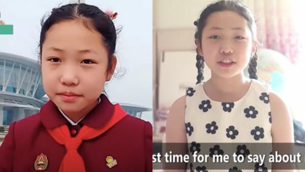 Школьница из Северной Кореи записалась в ютуберши. На видео хвалит Пхеньян, читая текст по бумажке