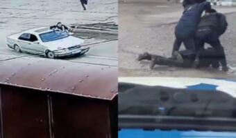 Полиция Казахстана устроила погоню за жителем Жанатаса в стиле GTA. На видео — погоня, авария и оружие