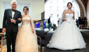 Что за кадры с Селеной Гомес в свадебном платье. Фанаты гадают о реакции Бибера на фото со съёмок шоу