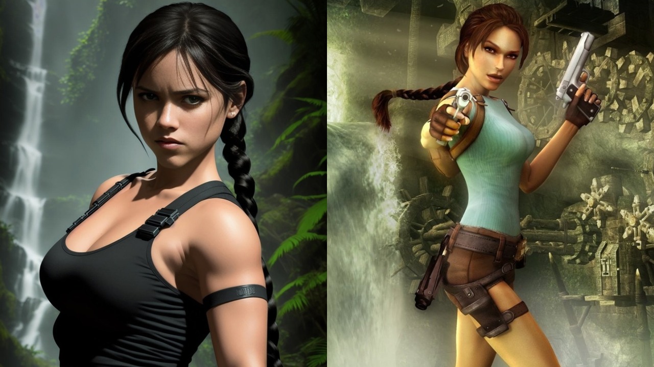 Как бы выглядела Лара Крофт из Tomb Raider, если бы её сыграла Дженна Ортега
