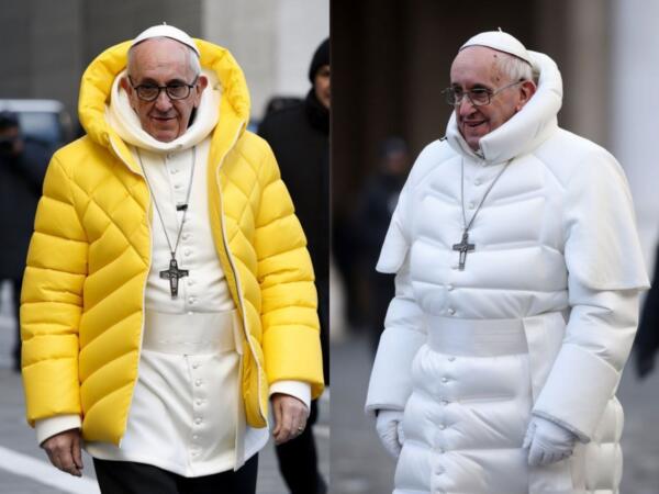 Как фото с Папой Римским в пуховике захватили интернет. Нейросеть одевает священника в Balenciaga