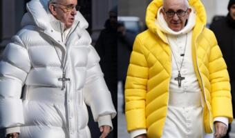 Как фото от с Папой Римским в пуховике захватили интернет. Нейросеть одевает священника в Balenciaga
