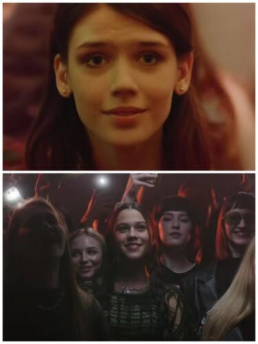 Зрители обнаружили плагиат в клипе "Девочка Уэнсдей". Сцена с концертом