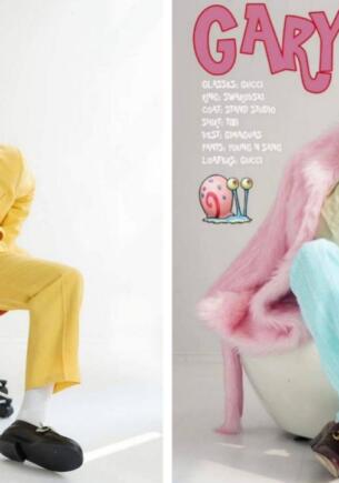 Блогер создал образы для героев «Губки Боба» из модных брендов. Нарядил Сквидварда в Prada