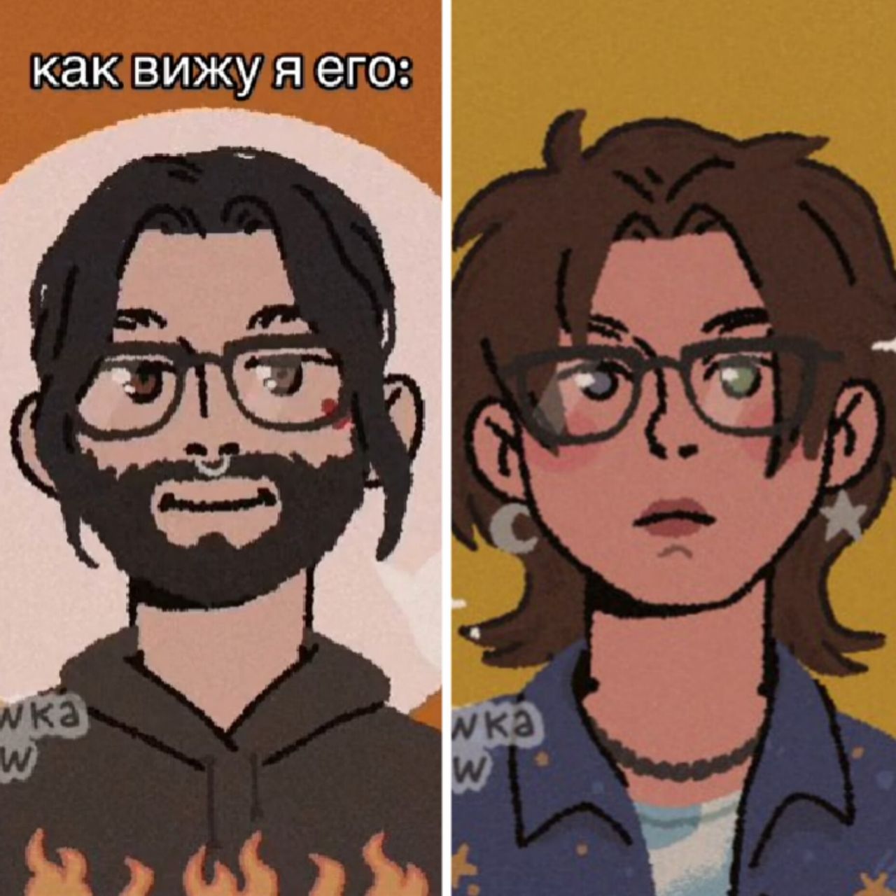 Как сделать портрет Makówka Picrew из тренда в тиктоке. Пары рисуют друг  друга