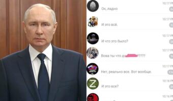 Обращение Путина – новый мем о бессмысленных речах. В нём судьбу России определяют сторис в телеграме