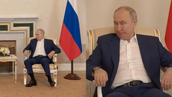 Короткие штаны Путина на встрече с Лукашенко залетели в мемы. В них президент носит модные бермуды
