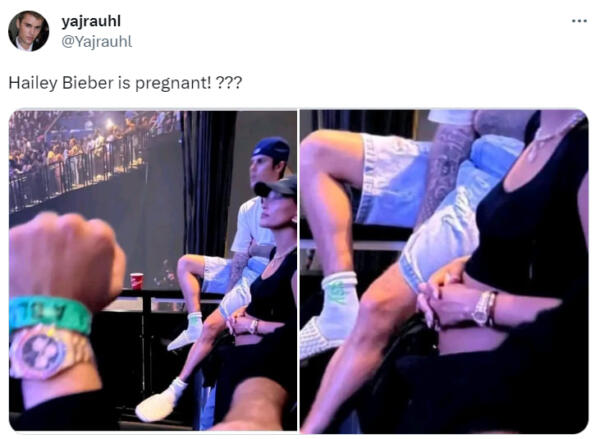 Почему в Сети верят, что Хейли Бибер ждёт ребёнка. На видео друг модели назвал её беременной