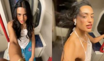 Кто такая Tube Girl в тиктоке. Блогерша из Лондона танцует в метро, снимая себя на смартфон