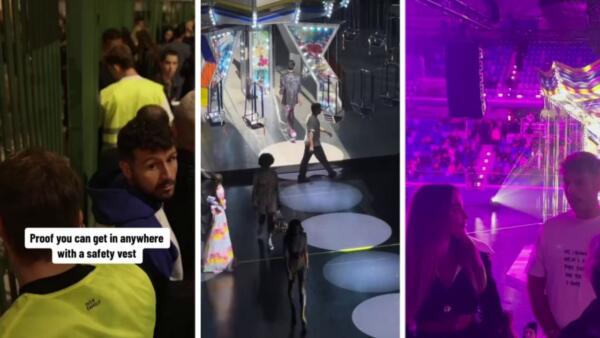 Пранкер пробрался на модный показ в Милане. Помог лайфхак с жёлтым жилетом безопасности