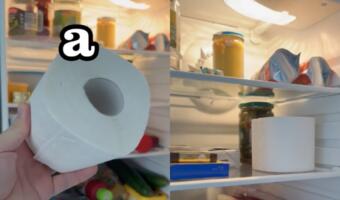 Зачем тиктокеры кладут туалетную бумагу в холодильник. Простой лайфхак избавляет от неприятных запахов