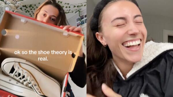 В тиктоке вирусится теория обуви. Блогеры верят, что подаренная на Рождество обувь ведёт к расставанию