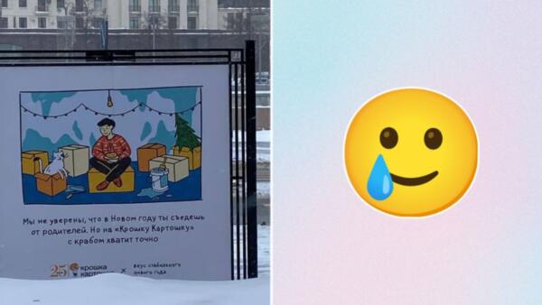Новогодние постеры "Крошки Картошки" вызвали споры. Напоминают о переезде от родителей и бьют по больному