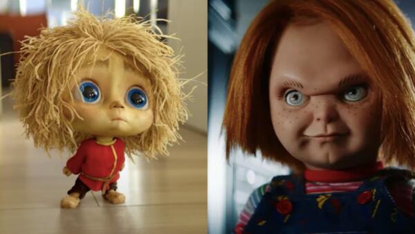 «Это не наш Кузя». В Сети сравнивают домовёнка Кузю из нового фильма Сарика Андреасяна с куклой Чаки