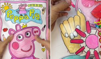 Игра «Уход за Свинкой Пеппой» захватила тикток. Подростки своими руками делают бумажных кукол для друзей